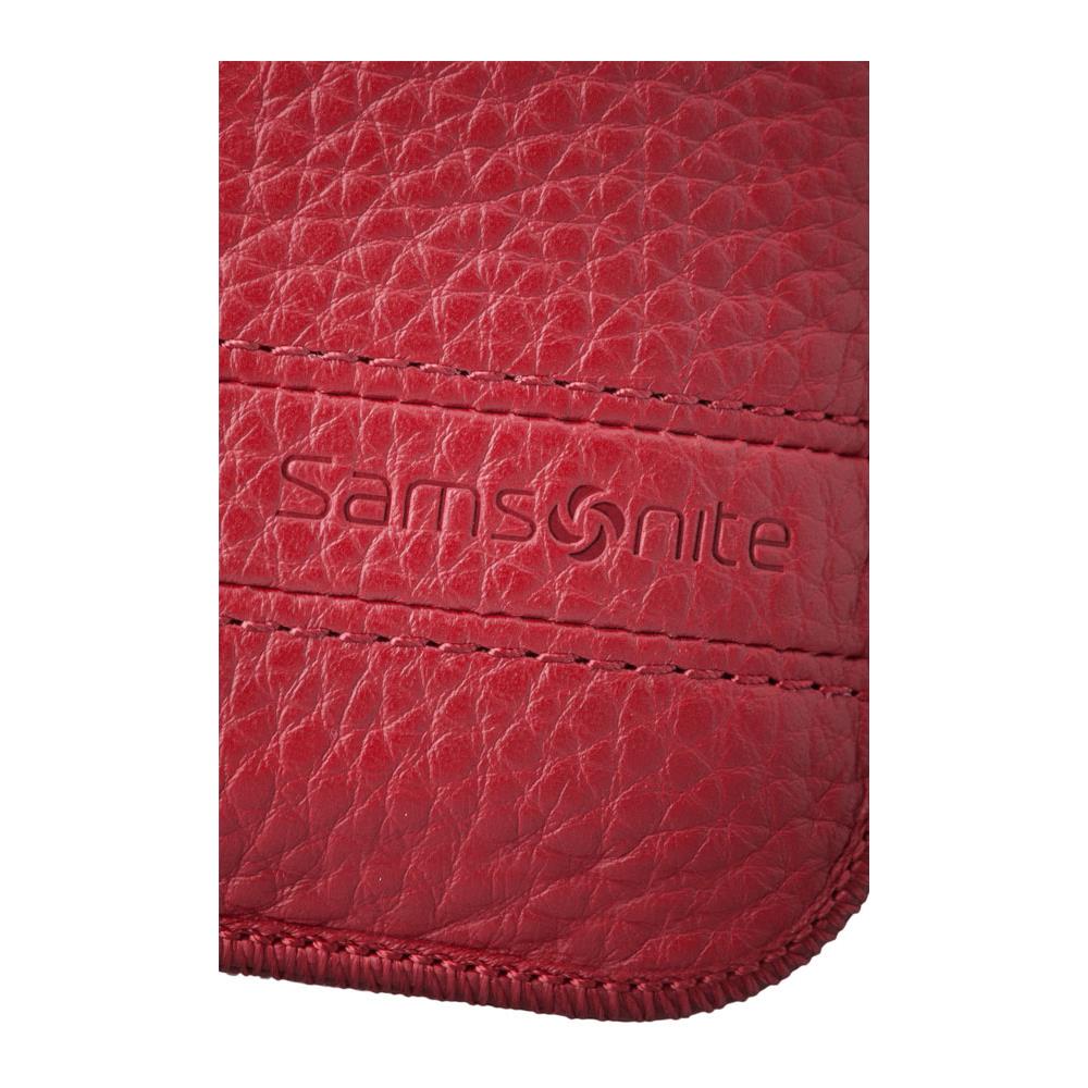 Slim Classic Leather Custodia a scorrimento Rosso - Foto 1